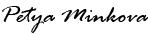 Logo - a handwritten text.
